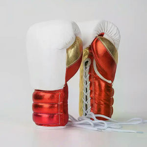 Guantes cómodos de boxeo y MMA de cuero PU de alta calidad Venta directa de fábrica Logotipo personalizado Nuevo diseño Transpirable - Product Image 5