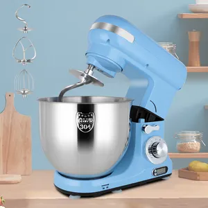 Stainless Steel Bakery Kitchen Bread Dough Mixing Machine Processor And Electric Egg Cake Flour Stand Food Mixer with Bowl