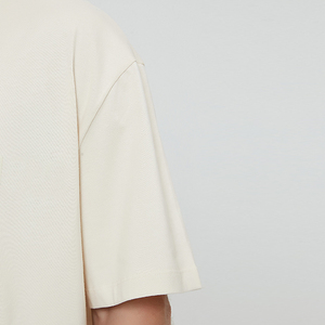 T-shirt pour homme de haute qualité 100% coton, écologique, respirant, séchage rapide, anti-rides, vêtement d'été à manches courtes, coupe ample, 180g - Product Image 4