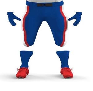 Tenues de football américain personnalisées avec logo, pour adultes, respirantes, été, ensemble maillot et short imprimés 7V7/7on7 - Product Image 3