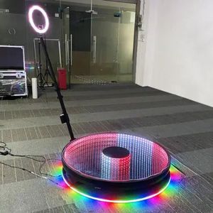 Photomaton à selfie à 360 degrés pas cher 115cm 3-5 personnes Spinner automatique au ralenti 360 plate-forme de rotation vidéo selfie - Product Image 2