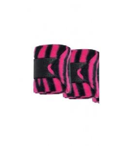 Premium Pink Zebra Polo Wrap Horse Bandage Set Horse Polo Wraps 240 GSM Thick Polar Fleece Bandage Set Diseños y colores surtidos - Product Image 6