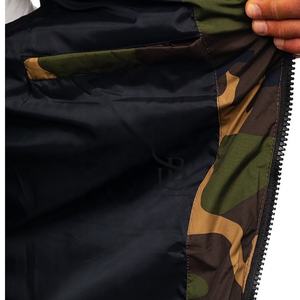 Prendas de abrigo para hombre con cuello levantado, chaleco acolchado para hombre, chaleco acolchado sin mangas con cierre de cremallera, chaleco acolchado de Color sólido, tela cálida de invierno OEM - Product Image 6