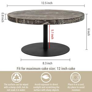 Support à gâteau en bois et en métal de qualité supérieure, idéal pour un usage quotidien, les collations du petit-déjeuner et les réceptions familiales, vente en gros en provenance d'Inde - Product Image 6
