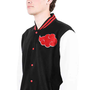 Chaqueta de béisbol universitaria para hombre Cuerpo de lana de alta calidad de fábrica OEM con mangas de piel sintética Suministro a granel - Product Image 5