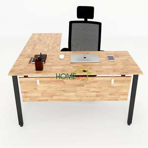 โต๊ะทำงานรูปตัวแอล Aton Concept Minimalist ขนาด 140x140 ซม. ต้องประกอบเอง เหมาะสำหรับใช้ในออฟฟิศและห้องนอน - Product Image 2