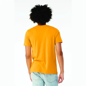 T-shirt à col rond pour hommes, couleur unie, respirant, coupe ample, vêtements de fitness décontractés, prix - Product Image 3