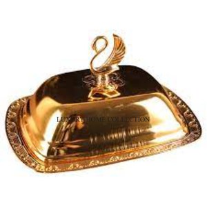 Beurrier luxueux en acier inoxydable avec couvercle, idéal pour la décoration de cuisine haut de gamme et les expériences culinaires raffinées. - Product Image 6