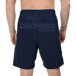 Pantalones cortos informales de algodón para hombre, cintura elástica cómoda, diseño sólido, decoración, tela de licra, pantalones cortos de gimnasio, venta al por mayor - Product Image 2