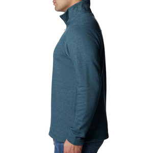 Fabricant de vêtements, vêtements de rue décontractés d'hiver, vente chaude, sweat-shirts à demi-zip unis pour hommes, logo personnalisé unisexe, mode en polaire - Product Image 3