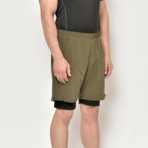 Top Best 2025 High Quality Custom Active Wear Double <b>Layer</b> Quick Dry Gym Fitness Mens Gym Shorts Basketball Short Mesh Shorts - Product Image 3