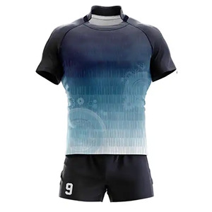 Uniforme de rugby pour adultes de qualité supérieure, personnalisable, classique, respirant, coupe ajustée, ensemble d'équipe, durable, extensible, léger, en polyester - Product Image 5