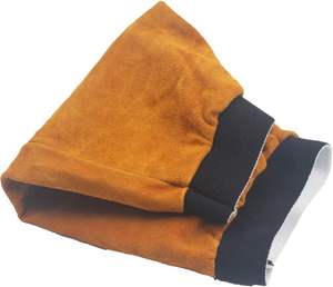 Manchons de travail de soudage en cuir de 16.5 pouces Protection des bras résistants à la chaleur et aux flammes - Product Image 4