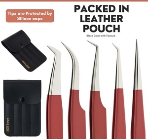 คุณภาพสูงเคล็ดลับเส้นใยขนตาแหนบ Extensions ปริมาณที่สะดวกสบายแฟนแหนบขนตาแหนบ 12 ซม.ความยืดหยุ่นสูงเหล็กญี่ปุ่น - Product Image 6