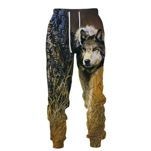 Hombres gimnasios Fitness ropa deportiva sublimación pantalones de chándal hombres Casual Hip Hop Streetwear transpirable sublimación pantalones de chándal - Product Image 1