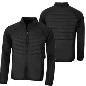 Veste matelassée à capuche pour homme, imperméable, coupe-vent, respirante, style décontracté d'hiver, style streetwear, logo frontal, vente en gros - Product Image 4