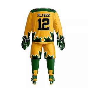 Premium Quality 100% Polyester Ice Hockey Jersey & Uniform with Heat-Transfer Printed Custom Logo for Children Sizes - Product Image 6