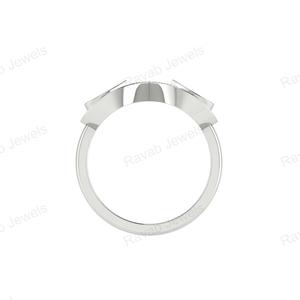 2025 Sólido 925 Plata de Ley Infinity Bowknot Corazón Diseño Ajuste en blanco CZ Anillo Cenizas Resina Relleno Leche materna DIY Componente - Product Image 5