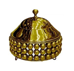 Cazuelas de Metal de estilo árabe de lujo más vendidas, nuevo diseño, calentador de alimentos especial de Ramadán, última olla caliente/cazuelas al por mayor - Product Image 2