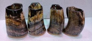 Copa de vino blanco con forma de cuerno vikingo natural para beber, fabricante indio, precios bajos al por mayor para ocasiones de fiesta - Product Image 3