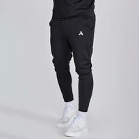 Survêtements décontractés à capuche personnalisés avec logo latéral en tissu polaire de coton/polyester noir pour hommes par Antique Fashion