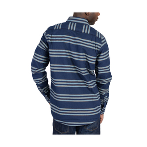 Adidas เสื้อสเก็ตบอร์ดผู้ชาย Adidas Originals Silas ลายทางผ้าสักหลาดสีน้ำเงินเข้ม m, สี: น้ำเงิน/น้ำเงิน/แทน100% ของแท้ - Product Image 4