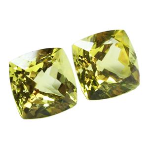 Haute qualité bijoux à bricoler soi-même accessoires 100% naturel citron Quartz coussin en forme de facettes coupe pierre précieuse en vrac pour vente en vrac OEM - Product Image 1