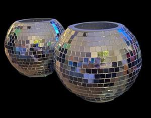 Porte-bougie en mosaïque de verre écologique fait à la main pour la décoration de table de banquet de mariage, décoration de la maison, bougeoir, bougie chauffe-plat - Product Image 1