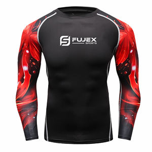 Rashguard BJJ para hombre de alta calidad Rashguard impreso de alta calidad superventas - Product Image 4