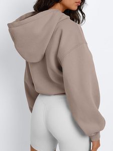 Sudadera Corta Informal Personalizada para Mujer, 100% Algodón Jersey/Felpa, Mangas Caídas, Transpirable, Resistente al Viento, Ecológica - Product Image 2