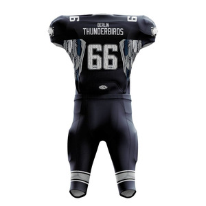 Maillots de football américain pour jeunes et adultes avec logo personnalisé, 12 panneaux de broderie, appliques, vêtements grande taille sublimés et respirants - Product Image 6
