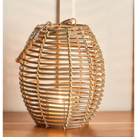 Ensemble de lanternes de luxe en rotin naturel tissé à la main de qualité supérieure, écologiques, pour la décoration intérieure et extérieure de Pâques