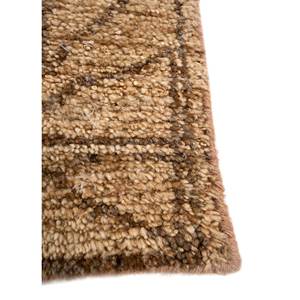 Alfombras Afganas de Lana Anudadas a Mano en Rojo Tomillo y Naranja, Rectangulares con Rayas Geométricas para el Hogar y la Habitación de Adolescentes, Modelo Re-1261 - Product Image 4