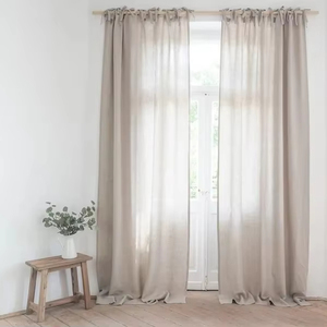 ม่านผ้าทอโปร่งสำหรับโรงแรมทำมือดีไซน์แบบใสเป็นธรรมชาติทันสมัยผ้าม่านสำหรับห้องนั่งเล่นโรงพยาบาล - Product Image 4