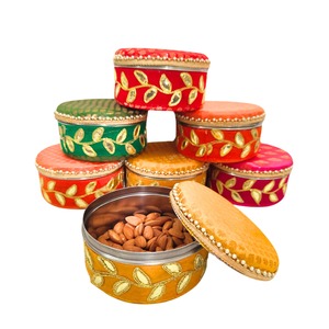 Caja Ladoo de 250 gramos, Dabbas de acero inoxidable, boda india, caja de regalo Mithai dulce, caja de Mithai a granel, regalo Ganesha Chaturthi - Product Image 5