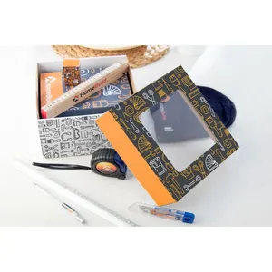 CreaBox Boîte Cadeau Personnalisée avec Fenêtre, Articles Promotionnels Personnalisables pour Fêtes - Product Image 2