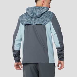 Traje Cortavientos Impermeable Ligero de Poliéster y Nailon para Hombre, Conjunto Cortavientos de Nailon Personalizado para Exteriores, Precio al por Mayor OEM - Product Image 6