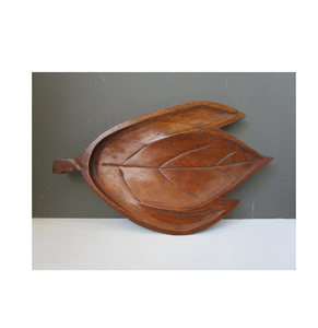 Usine de conception populaire Personnaliser la conception de feuille d'assiette de service en bois d'acacia pour les restaurants utilisent un produit de haute qualité - Product Image 2