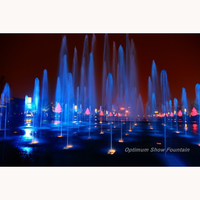 2026 Neues Design Große Tanzende Wasserfontänen-Show mit Edelstahl-Lichtdüsenpumpe und Kabel