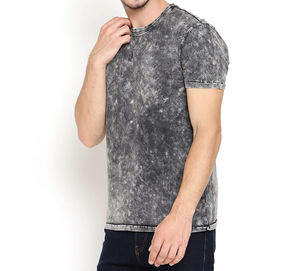 Premium Quality Distressed Acid Wash T <b>Shirt</b> Sleeve Streetwear Casual Wear T <b>shirt</b> <b>for</b> <b>men</b> Washed Cotton <b>Shirt</b> - Product Image 3