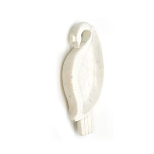 Décoration de Noël Plateau en forme de paon en marbre blanc de créateur fabriqué à la main disponible pour des tailles personnalisées au prix de gros de l'Inde - Product Image 4