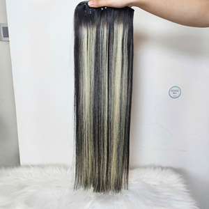 Paquetes de cabello humano virgen recto de hueso Precio al por mayor barato 100% cabello crudo para mujeres - Product Image 3