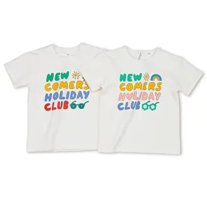 Ensemble tricoté en coton biologique pour bébés et enfants, t-shirt à manches longues et short de cérémonie, vêtements pour enfants de couleur naturelle - Product Image 2