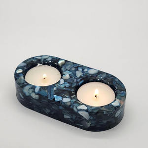 แท่นวางเทียนเคลือบสำหรับงานแต่งงานอุปกรณ์เสริมโต๊ะวางเทียนเคลือบแล็คเกอร์ - Product Image 2