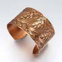 Pulsera de Cobre de Moda Más Vendida, Brazalete ARMOUR Fundido Bañado en Oro, Ajustable, Equilibra la Energía, Ofrece Alivio del Dolor
