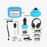 Nouvelle conception PQWT-BT30, détecteur de fuites sans fil multifonctionnel, détection acoustique + détection de fuites de gaz + localisateur de canalisations, ensemble d'outils portables