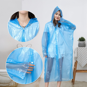 Imperméable jetable portable en PE pour homme et femme, idéal pour le voyage et la randonnée - Product Image 1