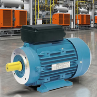 Moteur à induction monophasé à haut rendement 230V 50/60Hz entièrement fermé en aluminium IE1 0,5kW 1500/3000 tr/min Montage au pied