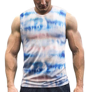 Camisetas sin mangas transpirables de talla grande a la moda para hombres-Camisetas sin mangas con estampado personalizado de proveedor de moda de Pakistán - Product Image 4
