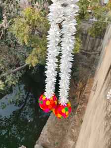 พวงมาลัยกลิ่นหอมปอมปอมปอมจัสมินสำหรับตกแต่งบ้านของขวัญร้อนตกแต่งบ้านสตริงดอกไม้สำหรับตกแต่งคริสต์มาสงานแต่งงานปาร์ตี้ - Product Image 6